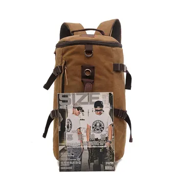 Augur Canvas Shoulder Backpack Single Shoulder Crossbody Bag Leisure Large Capacity MultiFunctional Men's Bag Travel Men Package