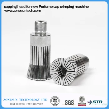 ZONESUN capping head for new Perfume cap crimping machine capper, metal cap press machine capping machine