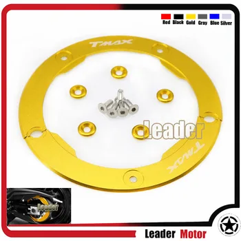 Motorcycle New Parts Aluminum Transmission Belt Pulley Protective Cover Gold For Yamaha TMAX530 T MAX 530 T-MAX530 2012-
