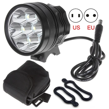 TSLEEN 7*XM-L T6 LED Bicycle Light Outdoor Cycling Racing Rechargeable Head Torch