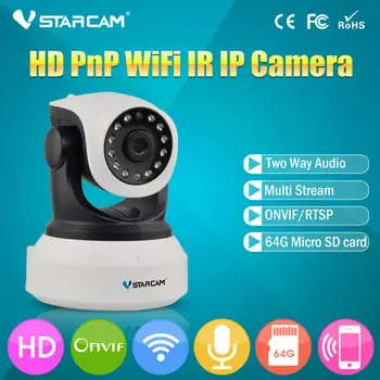Wireless Vstarcam C7824WIP PTZ IP camera Wifi IP camera 720P Home Security CCTV Night Vision IP camera Onvif Surveillance