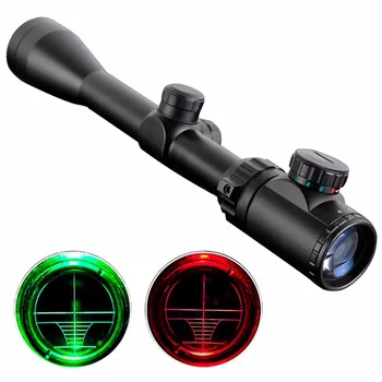 Professional 6-24x50 Optical Aiming Rifle Telescopic Scope Outdoor Hunting Riflescope with Adjustable Mounting Bracket Black