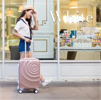 2PCS/SET Suitcase Set With 14inch Cosmetic bag, Universal wheel Trolley Case Travel Luggage Woman Rolling Suitcase With Wheel