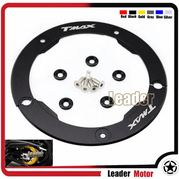 Motorcycle Parts CNC Transmission Belt Pulley Protective Cover For Yamaha T MAX 530 TMAX530 T-MAX530 2012-Black