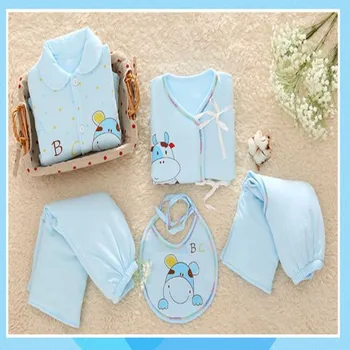 2016 New Autumn And Winter Newborn Gift Sets Baby Girls Clothing Thick Cotton Warm Baby Boy Clothing /Baby Boy 5Pcs /Lot