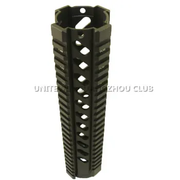 Hunting Tactical AR-15 M4 10,12,15 Inch Handguard Carbine RIS Quad Rail 2 Piece Drop-In Picatinny Mounting Rifle