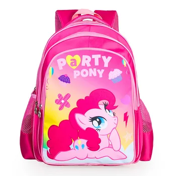New Kids Bags Lovely My Little Pony Backpack Elsa Bag Orthopedic Cartoon Backpack For Girls Primary Back To School Gift Bags