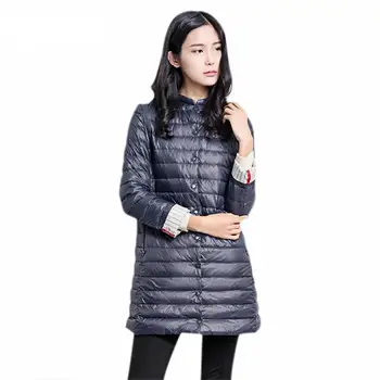 2016Gamiss Casual Ultra light Down Coat Parkas for Women Outwear Winter Female Snow Warm Long Thin Duck Down Jacket Coat Laides