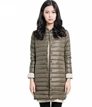 2016Gamiss Casual Ultra light Down Coat Parkas for Women Outwear Winter Female Snow Warm Long Thin Duck Down Jacket Coat Laides