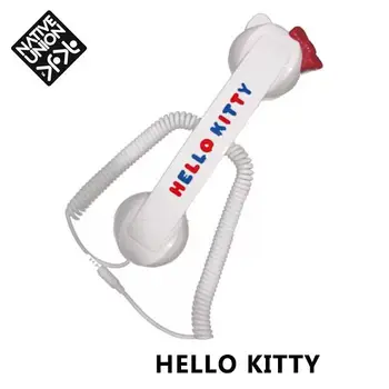 Newest Fashion Hello Kitty Retro phone headset anti-radiation mobile phone Headphone Cute Headset For iPhone Samsung Xiaomi iPad