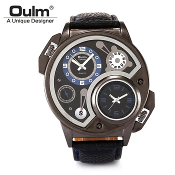 2016 Men Watch HP3578 Brand Oulm Quartz Watch Wristwatch Watch For Women Mens Watches Top Brand Luxury