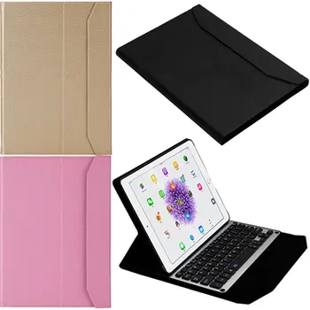 Ultrathin Folio PU Case Stand PC Cover With Aluminum Wireless Bluetooth Keyboard For Apple iPad Pro 9.7 Q99 XXM