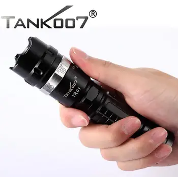 TANK007 TR01 5-modes CREE XP-G R5 Rechargeable LED Flashlight by 1*18650 AC+Car Charger