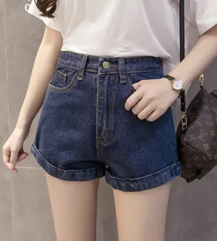 2017 Summer new fashion Denim Shorts Slim Fit ladyies elastic waist sexy female Short Jeans for Women plus 4 colors