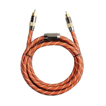 Hifi Digital Coaxial Audio Video RCA Coax Cable Cord Gold 1m/1.5m/2m/3m/5m/8m/10m