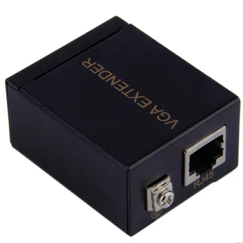 60M VGA Signal to RJ45 Signal Extender Ethernet Transmitter Receiver Set