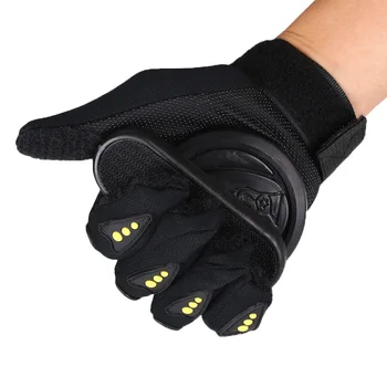 Pair Skateboard Freeride Grip Slide Protective Gloves Longboard with Foam Palm