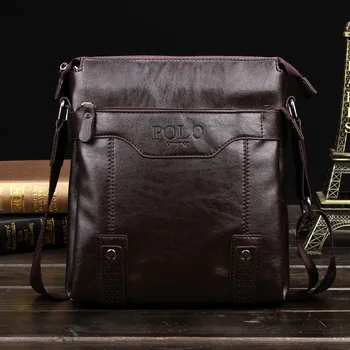 New Men's Leather Messenger Bags Portfolio Office Bag Quality Travel Shoulder bag Handbag for Man crossbady bag