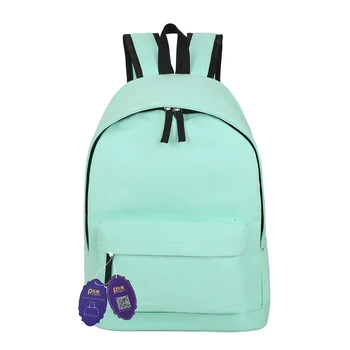 PONGWEE 2016 Cute Canvas Backpack Solid Backpack Female School Bags For Teenagers Mochila Escolar Laptop Backpacks