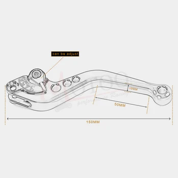 Motoo - F-11 T-333P Motorcycle Brake Clutch Levers For TRIUMPH SPEED TRIPLE R 16-17 SPEED TRIPLE 1050/S 16-17 THRUXTON R 16-17