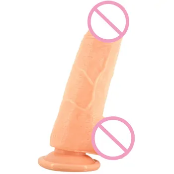 Realistic Dildo Cyberskin Dildo Lifelike Big Dildo Real Sex Masturbation Strong Suction Cup Dildos Cock Female Sex Toys Lesbian