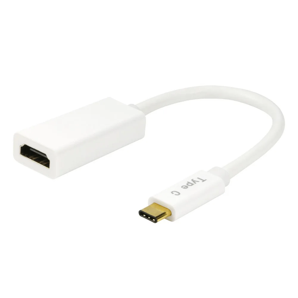 USB 3.1 Type C Thunderbolt-3 to HDMI Female UHD Adapter Cable 4K*2K For HDTV 6Inch LCC77