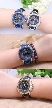 2017 Brand SANDA Sports outdoors Military Army Watches Men Fashion LED Digital Quartz Movement Camouflage Analog Wrist Watches
