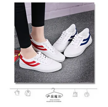Women fashion spring and summer lace up canvas shoes teenager girl cute student school shoes female cool flat shoes sapatos