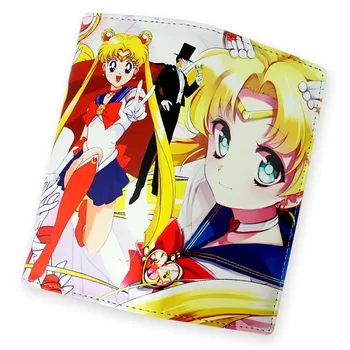 Hot anime wallet SAILOR MOON Tsukino Usagi colorful printing long wallet gift for friend SM08