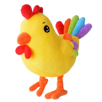 Plush Chicken Dolls Stuffed Chook Kids Toys Accompany Baby Soft Chicken Toys Birthday Gifts Chinese New Year Gifts