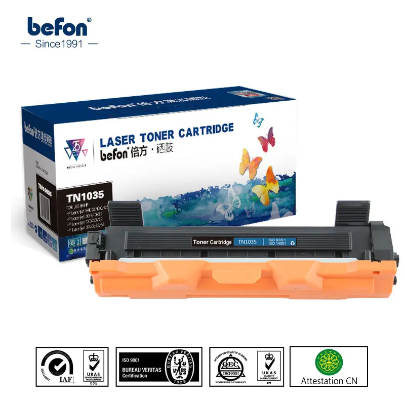 Toner Cartridge for Brother TN1000 TN1030 TN1035 TN1050 TN1060 TN1070 TN1075 toner Compatible HL1110 TN 1000 1030 1075 befon