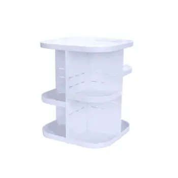 1Pc DIY 360 Degree Rotating Makeup Tool Storage Stand Cosmetic Jewelry Organizer Showing Stand Makeup Tool Kit Y1-5