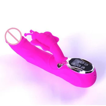 12 Speed Silicone Butterfly G-spot Vibrator Adult Sex Toys for Woman Sex Shop Heating Huevo Vibrador Jouets Sexuels Adultes