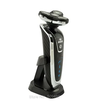 W531 4d Washable Rechargeable Beard Shavers Electric Shaver For Men Heads Razor Trimmer