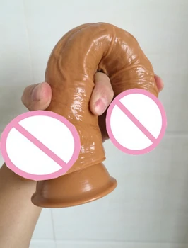 50*240mm Super Big Soft Dildo Strong Suction Cup for Women Huge Dildos Realistic penis Adult Game Female Sex Toys