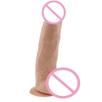 9.8inch Big Realistic Dildo Flexible Penis Dick With Strong Suction Cup Huge Dildos Cock Adult Sex Products Sex Toys for Women