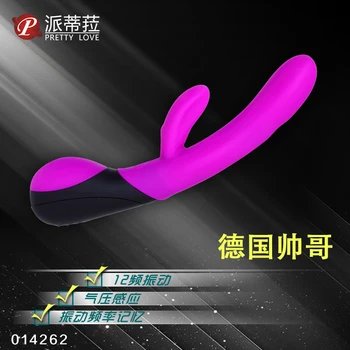 Pressure sensor (with memory)silicone, waterproof design, three AAA batteries, 12 super double motor vibration frequency Sex toy