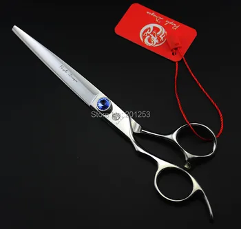 7.0Inch Left Hand Pet Grooming Cutting Scissors Hair Shears for Barbers,JP440C Purple Dragan Professional Dog Shear,1Pcs LZS0487