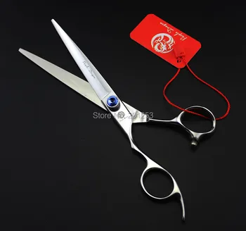 7.0Inch Left Hand Pet Grooming Cutting Scissors Hair Shears for Barbers,JP440C Purple Dragan Professional Dog Shear,1Pcs LZS0487