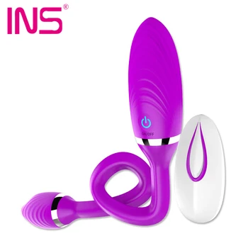 INS Pretty Love Sex Toys Vibrators For Women Double Head Silicone Wireless Vibrator USB Pussy Vagina Clit Stimulator Vibrators