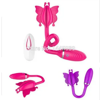20 Speed Remote Control Vibrator Sex Products Vibrating Jump Egg Butterfly Wireless Double Vibrator Sex Toys for Woman