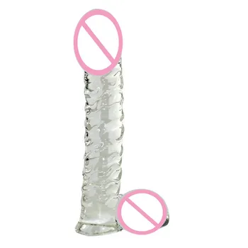 Large Glass Dildos Crystal Penis Sex Toys for woman,Dick Cock Anal Huge Butt Plug,Gode Sexe Female Masturbation sex products