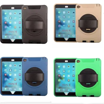 WES-FTL For Apple ipad mini 4 case Full protective cover plastic TPU Hybrid funda capa Handheld Cases For IPad mini4 Tablet