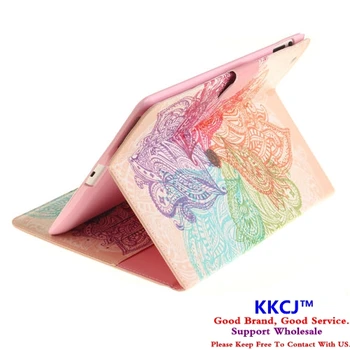 TX For Coque iPad 2 3 4 PU Leather Case Print Paiting Flip Folio Book Stand Case For Apple iPad2 ipad3 ipad4 Wallet Cute Cover