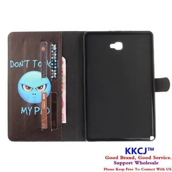 TX Fashion PU Leather Protector Case for Samsung Galaxy Tab A 10.1 A6 P580 P585 P585Y Folio Stand Tablet Cover ShockProof Conque