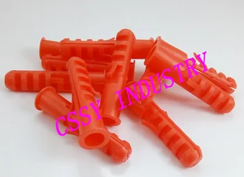 100pcs/lot expand nail 10mm plastic plug anchor PE material
