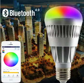 Timer+Group+Music+Disco+DIY Mode RGBW Led Bulb Support Android IOS Phone Smart WIFI Bluetooth led bulb bluetooth