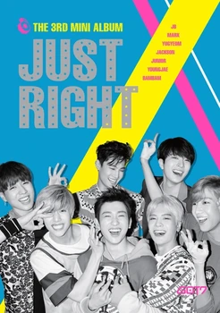 GOT7 3RD MINI ALBUM - JUST RIGHT + 84p Booklet + 1 Photocard + 1 Photo) Release Date-7-14 KPOP