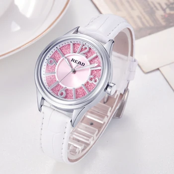 READ Luxury Watches Women Wristwatches Ladies' Leather Quartz Watch Montre Femme Relojes Mujer Relogio Feminino R28030