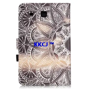 YH Printed Flip Stand Skull Cute OWI Leopard PU Leather Cover Case For Samsung galaxy Tab E 9.6 inch Tablet T560 T561 SM-T560